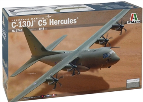 Italeri 2746 1/48 C-130J C5 Hercules Plastic Model Kit