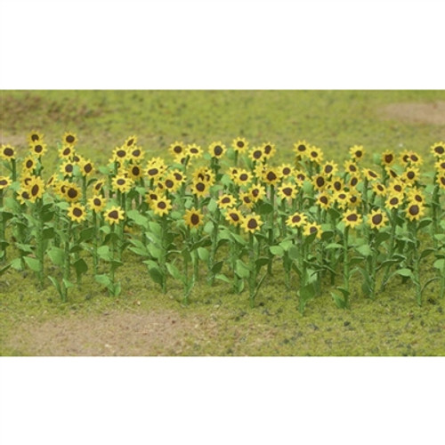 JTT Scenery 95523 HO Sunflowers 1” (H) 16/pk