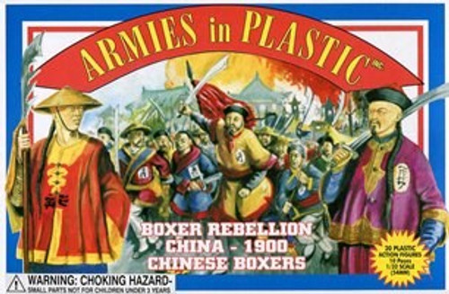 Armies In Plastic 5413 1/32 Boxer Rebellion China -1900 Chinese Boxers Toy Soldiers