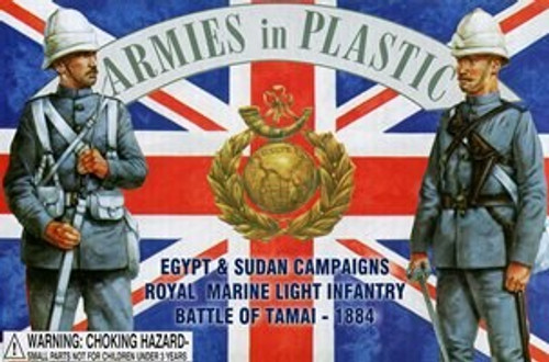 Armies In Plastic 5452 1/32 Egypt & Sudan Campaigns Royal Marine Light Infantry Battle of Tamai - 1884 Toy Soldiers