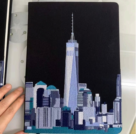 World Ruled Notebook One World Observatory Modern Skyline Ruled Notebook - One World ...