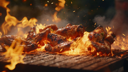food on grill catering company