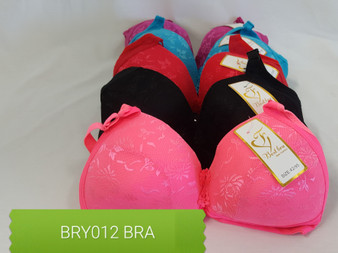 Full Figure Bra with underwire support and round hook straps.