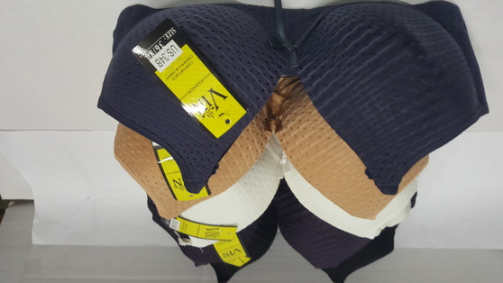 Full Figure Bra with underwire support and round hook straps.