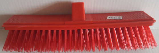 15" Heavy duty bristles, with scraping blade on the head.