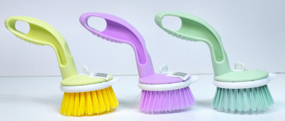 Plastic Brush  with Elongated Handle