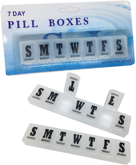 7 Days 1 pk Pill Box