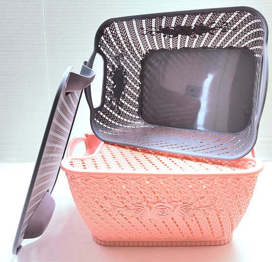 Basket With Lids-S
