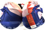 Full Figure Bra with underwire support and round hook straps.