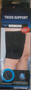 Closed cell neoprene supports provide compression and heat retention improving blood circulation.