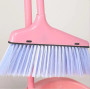 Dust pan with stand and broom set