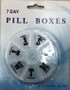 7 Days Round Pill Box-1pk