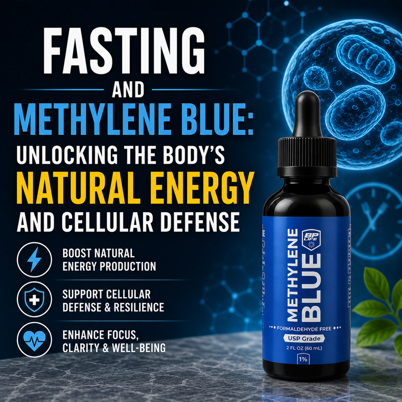 Fasting and Methylene Blue: Unlocking the Body’s Natural Energy and Cellular Defense