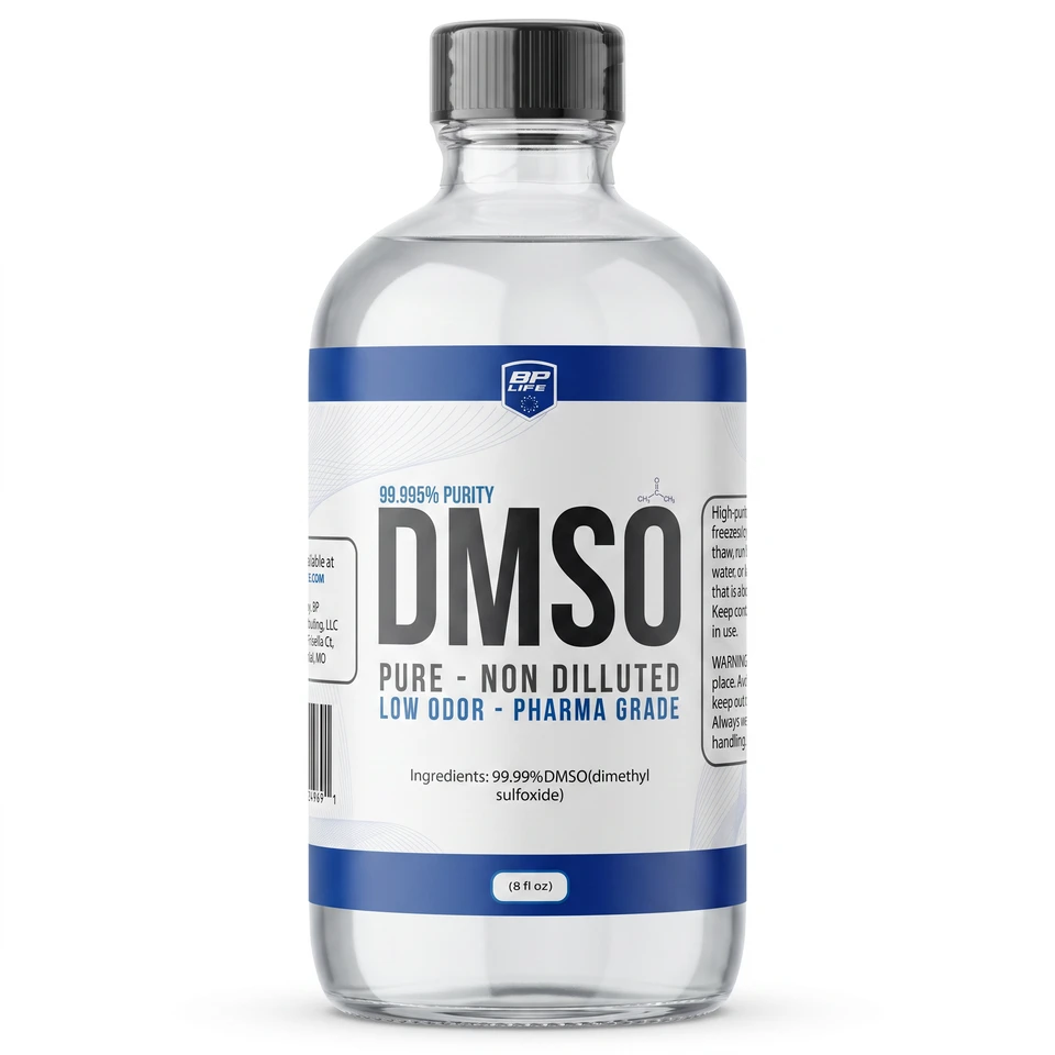 Pharmaceutical Grade DMSO — 99.995% Pure, Low Odor, Lab-Tested | BP Life