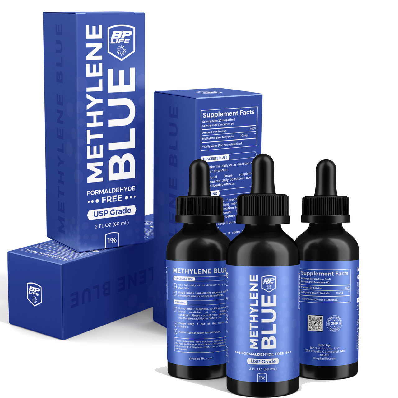 methylene blue dropper