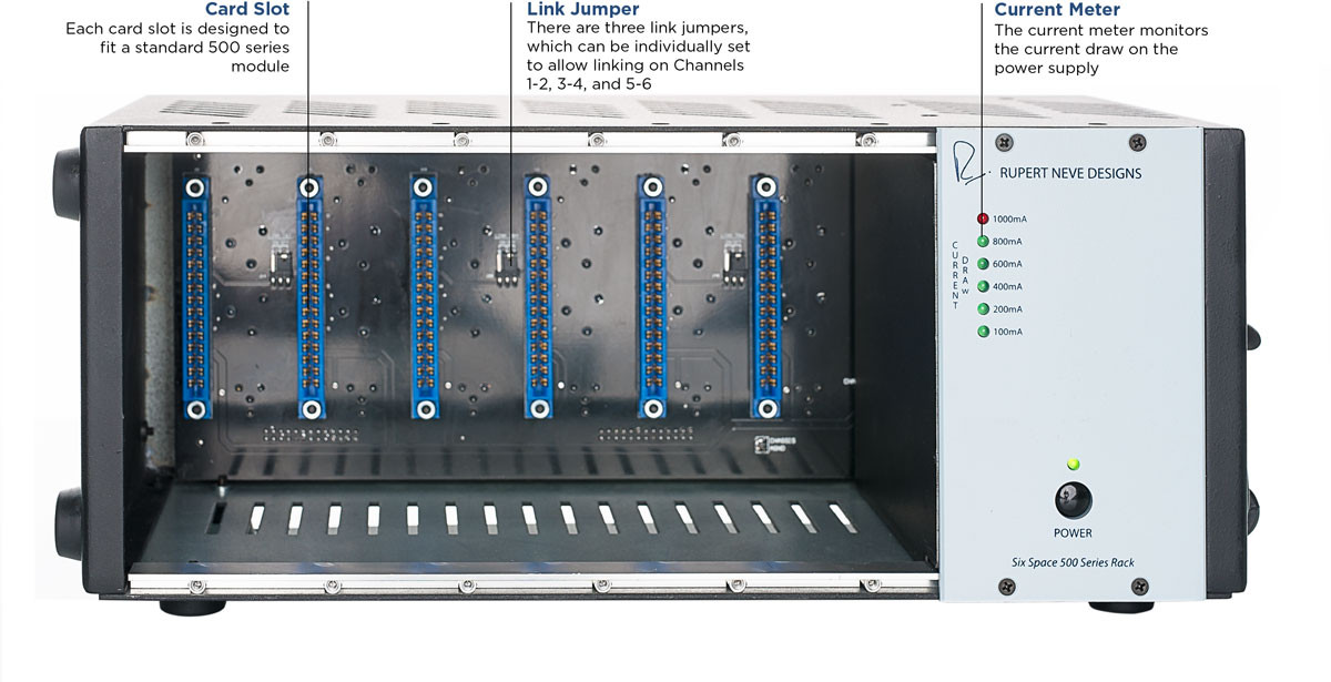 Rupert Neve Designs R6 500 Series High Current Rack