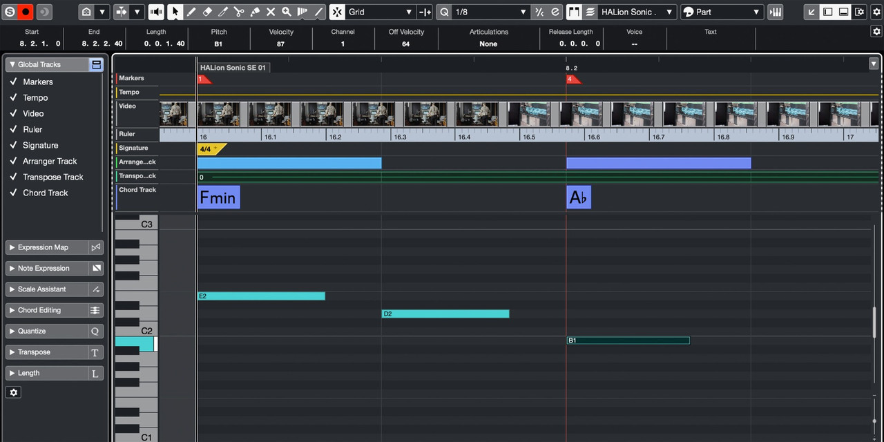Steinberg Cubase Elements 14 - VST Dynamics, Pitch Correct