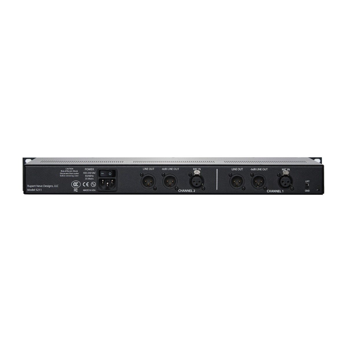 Rupert Neve Designs Portico 5211 Duo Mic Preamp 2-Channel