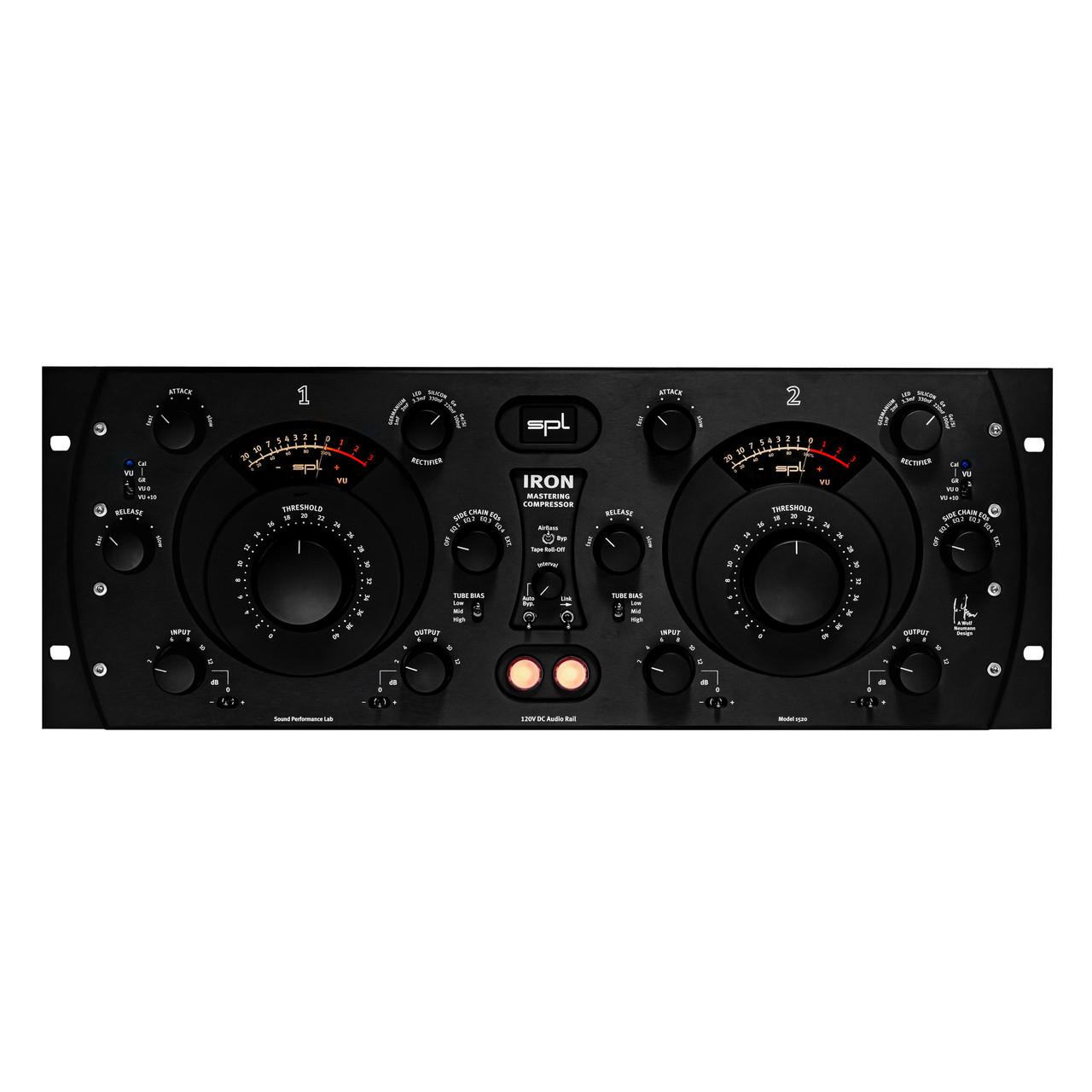 SPL Iron V2 Stereo Tube Mastering Compressor (Black)