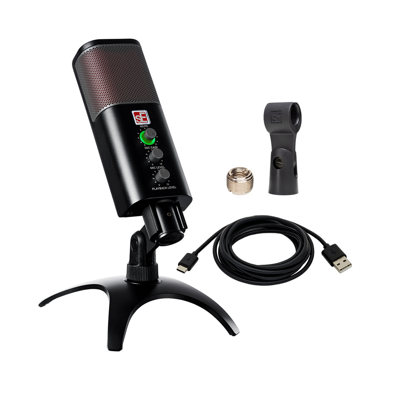 sE Electronics USB Microphone offers plug-and-play convenience