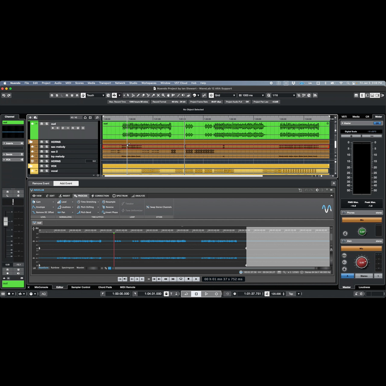 DTM・DAW Steinberg Wavelab Pro 12 Steinberg WaveLab Pro 12 Mastering Software Suite | Sweetwater