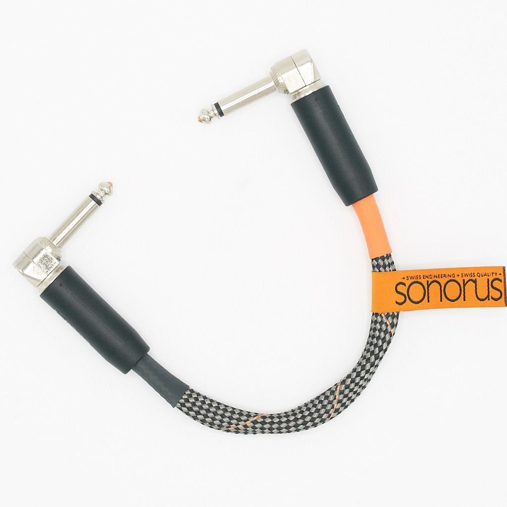 Vovox Sonorus ケーブル 1m x2 VOVOX sonorus protect A Patch Cable Angled TS to Angled TS .8
