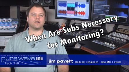 To Subwoofer or Not to Subwoofer your Studio Monitors.  That is the question