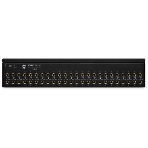Black Lion PBR TRS3 LIT  48 Point Patchbay with LED display of patch points