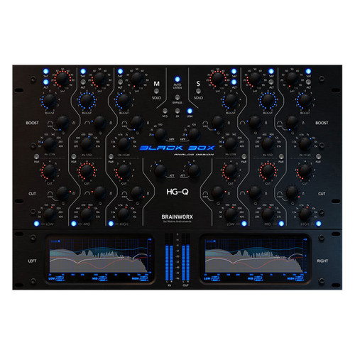 Black Box Analog Design HG-Q Harmonic Saturator Equalizer Plugin control