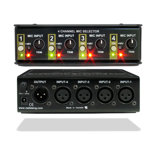 Radial Gold Digger 4-Channel Mic Selector