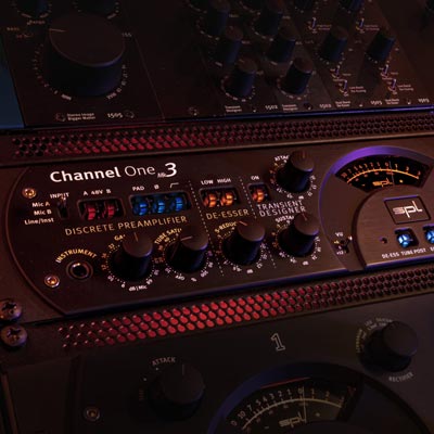 Preamp category featuring  SPL channel One MK3