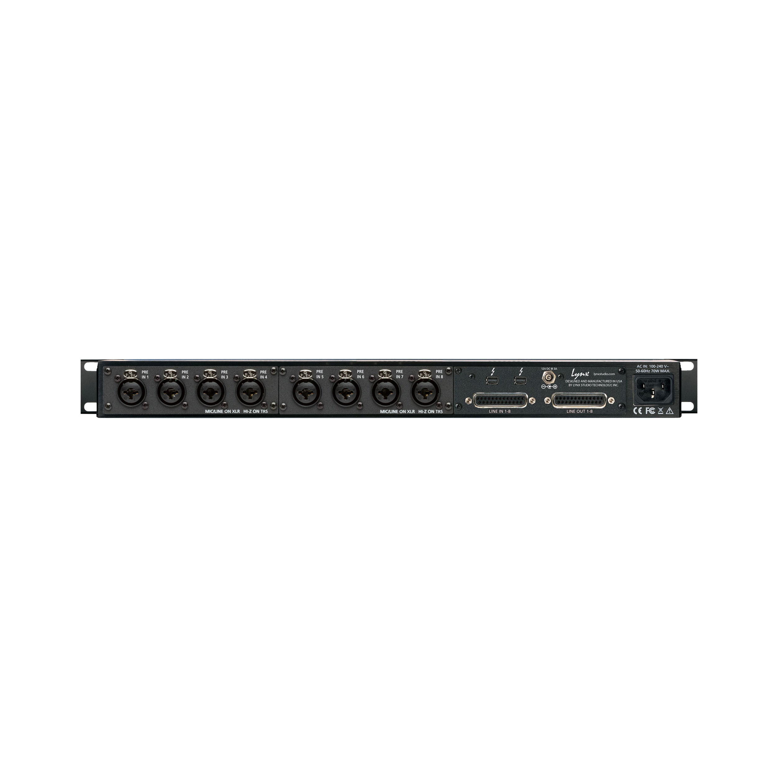 Lynx Aurora N PRE AN08P08-TB3 8 Mic Pre TB 3 Recorder / Interface