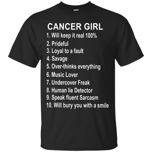 Cancer girl T shirt hoodie sweater