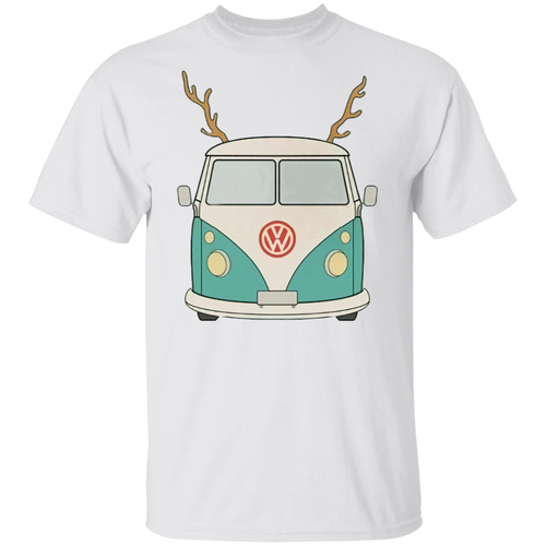 Bus Christmas-Volkswagen Beetle Bus T-shirt