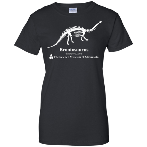 Stranger Things Dustin Brontosaurus Thunder Lizard Ladies' T-Shirt