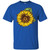 Funny Sun Flower T-shirt For Black Queens