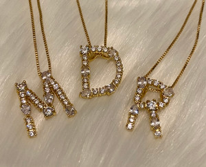 Abstract Initial Necklace