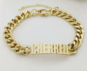 Bold Cuban Name Bracelet