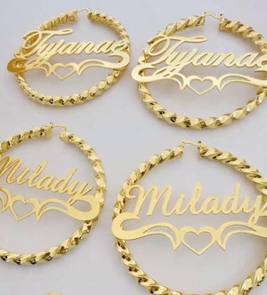 Twisted Name Hoops
