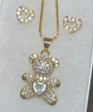 Bling Teddy Set