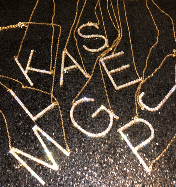 Bling Letter Necklace