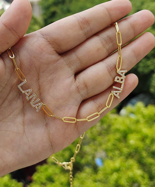 Bling Link Nameplate