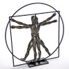 Bronze Vitruvian Universal Man by DaVinci