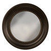 Black and Gold Colonial Convex Wall Mirror