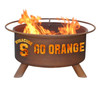 Syracuse University Orange Metal Fire Pit