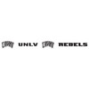 University of Nevada Las Vegas UNLV Rebels Metal Fire Pit Strip Details