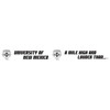 University of New Mexico Lobos Metal Fire Pit Strip Details