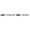 Arizona State University Sun Devils Metal Fire Pit Strip Details