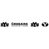 BYU Brigham Young University Cougars Metal Fire Pit Strip Details