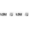 LSU Louisiana State University Tigers Metal Fire Pit Strip Details